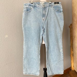 Abercrombie and Fitch The’90s Relaxed high rise jeans straight leg
